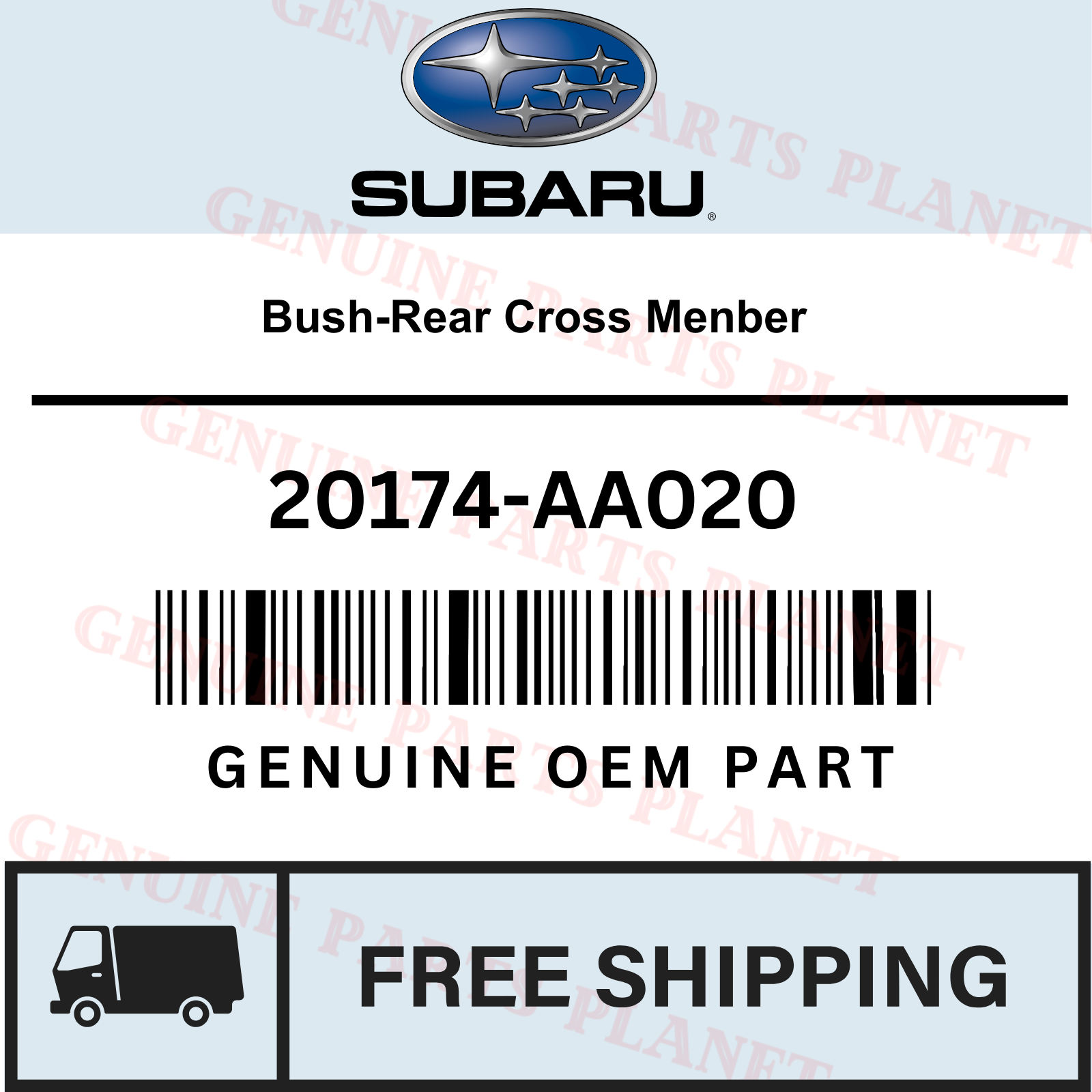 Bush-Rear Cross Member H2833