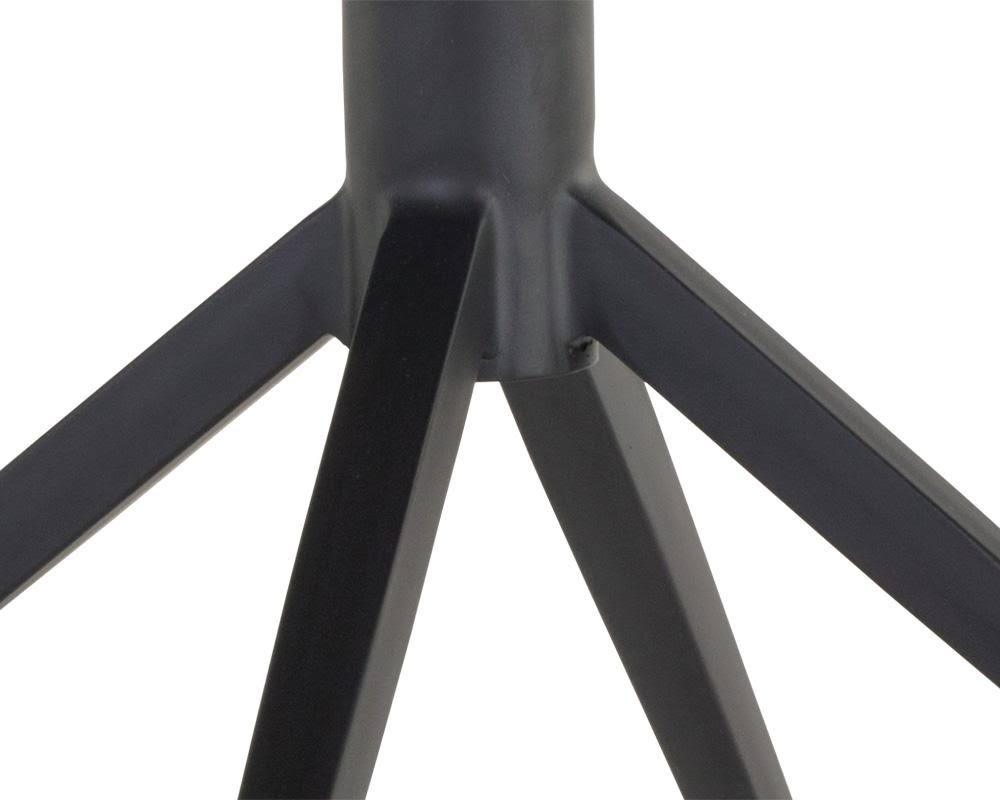 Swivel Dining Armchair Black O8817