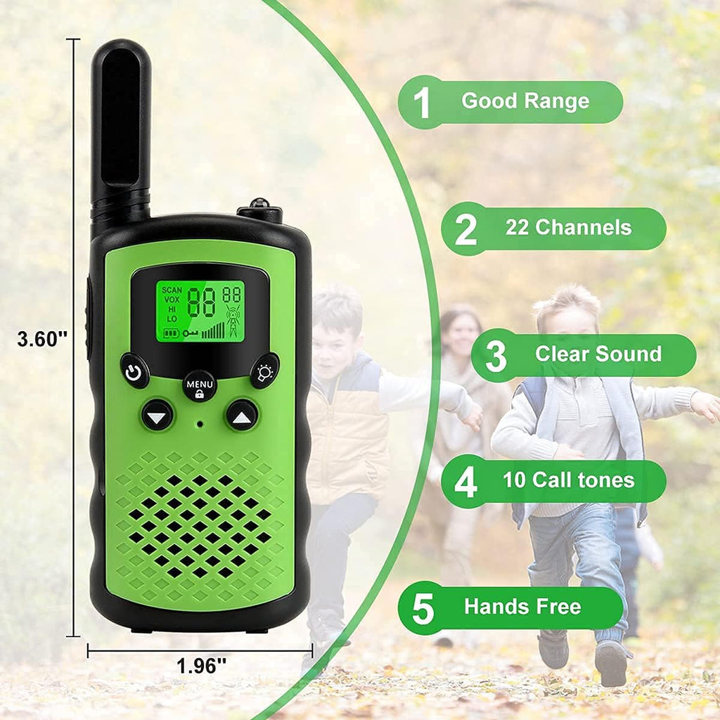 4 Pack+2Pack Wireless Intercom & Walkie Talkie for Kids X4229