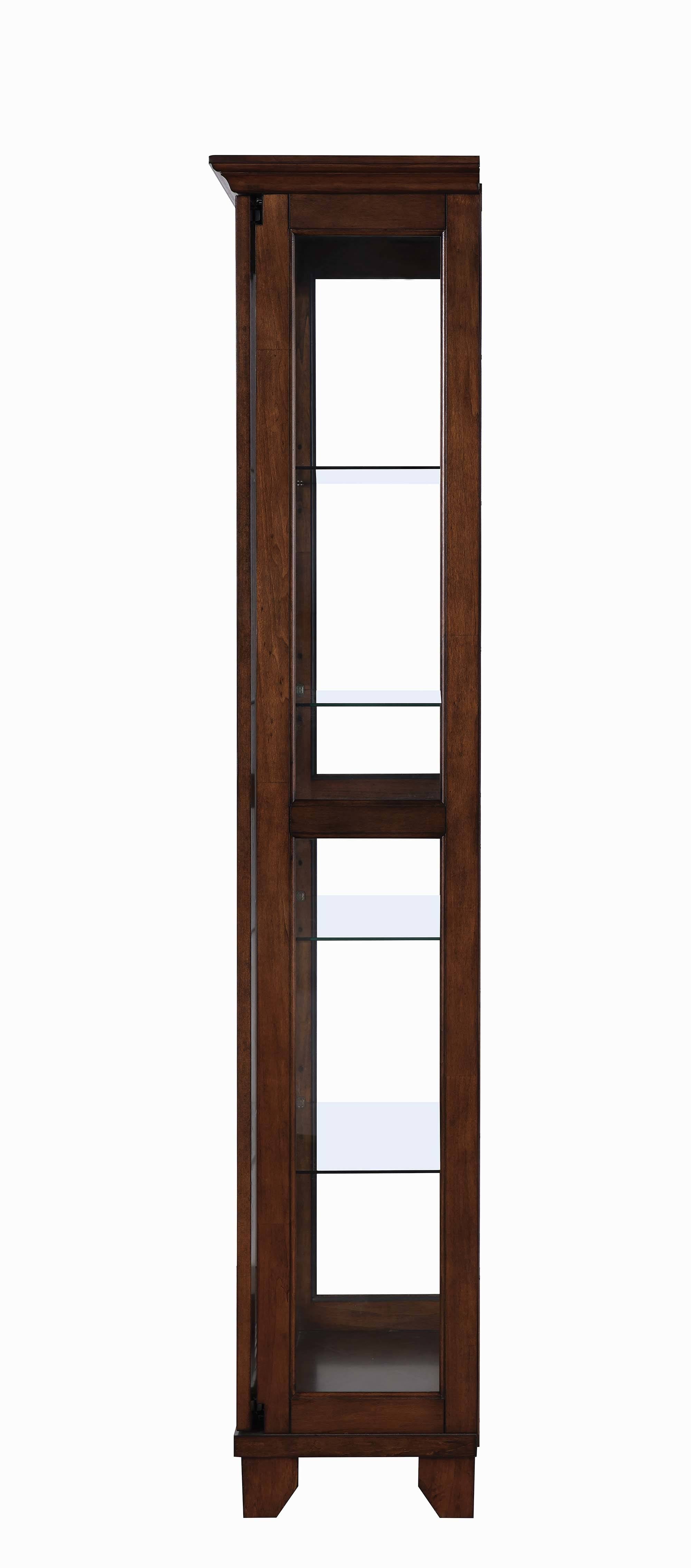 Warm Brown Curio Cabinet W31376