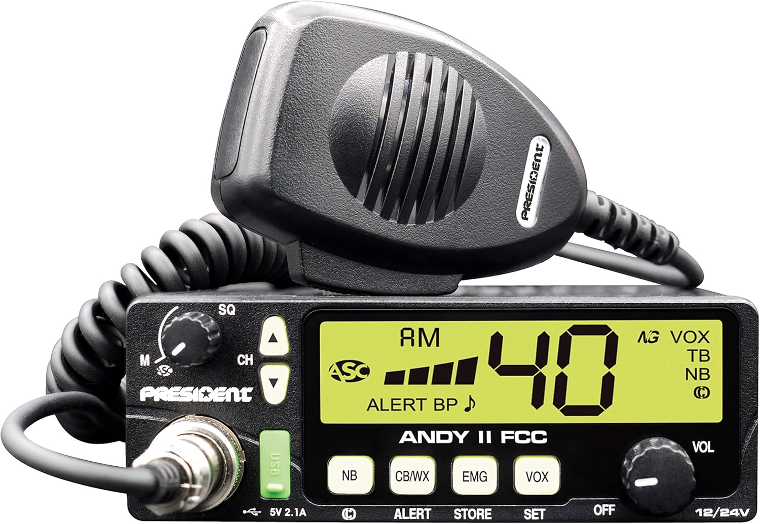 CB Radio with Weather Channel and USB Port H137