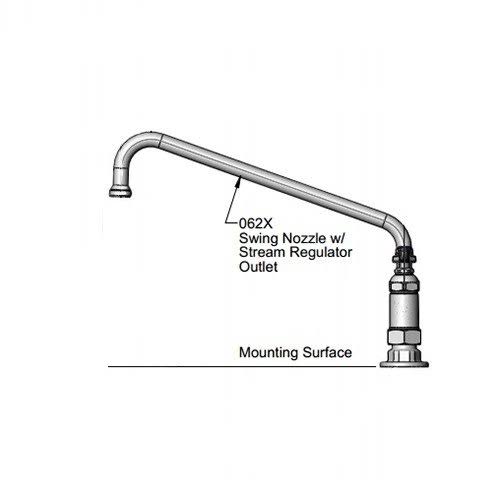 Chrome 18.39 GPM Deck Mounted Bridge Mixing Faucet P710407