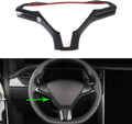 Interior Door Panel Molding Trim ABS Imitation Carbon Fiber (Pack of 4) C22127