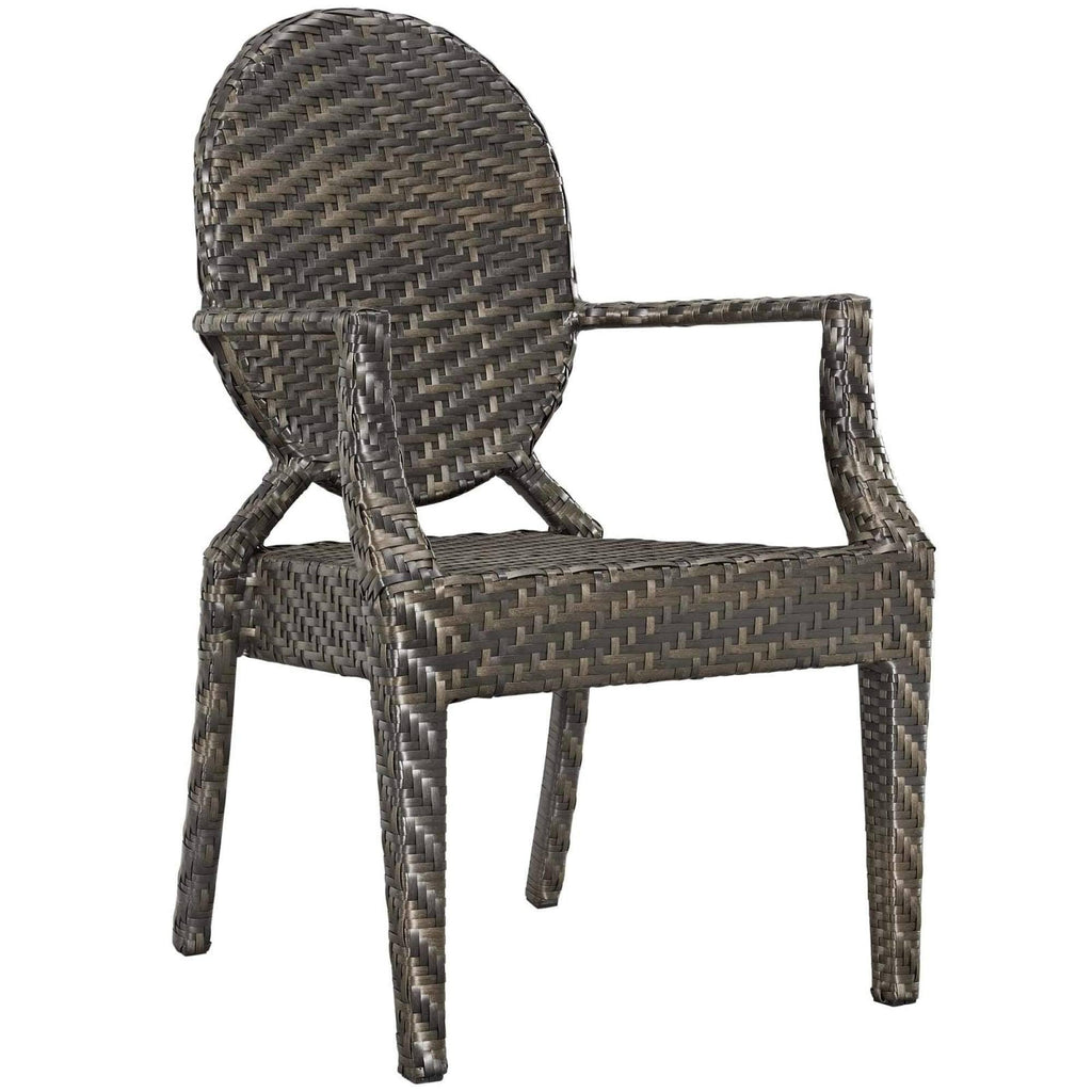 Brown Dining Patio Armchair F523