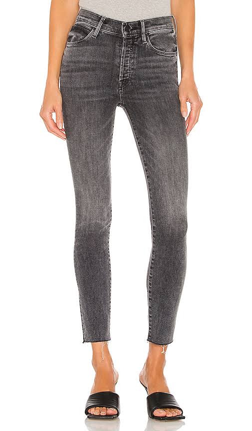 Black Ankle Fray Jeans J303798