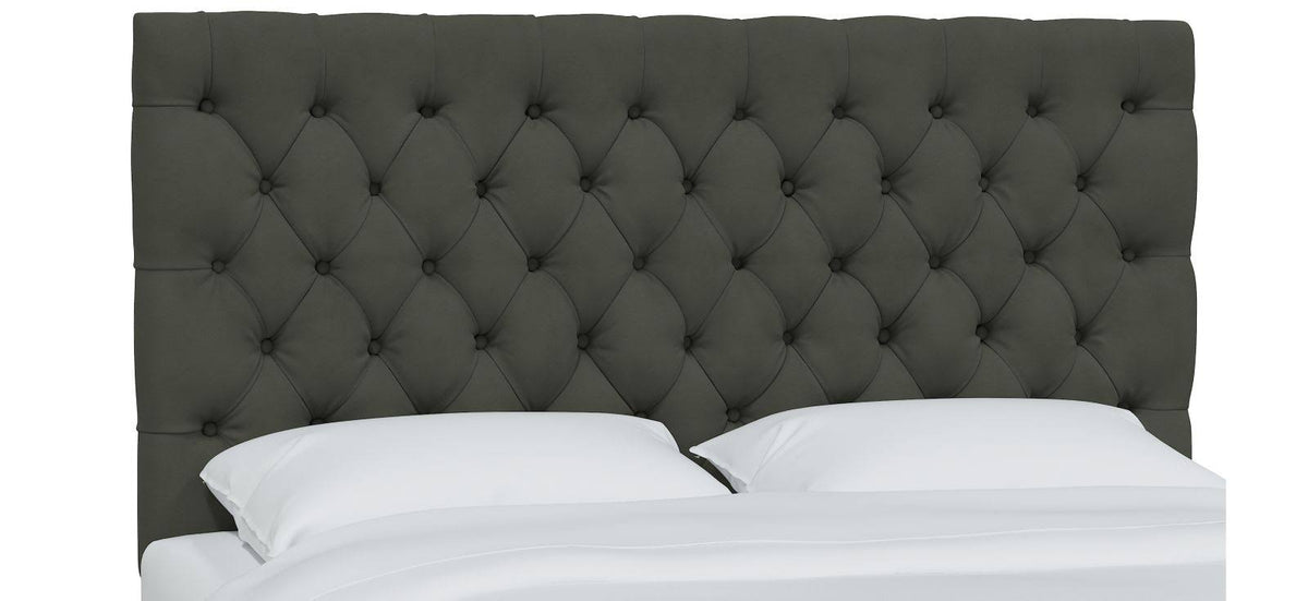 Full Headboard in Velvet Pewter C901225