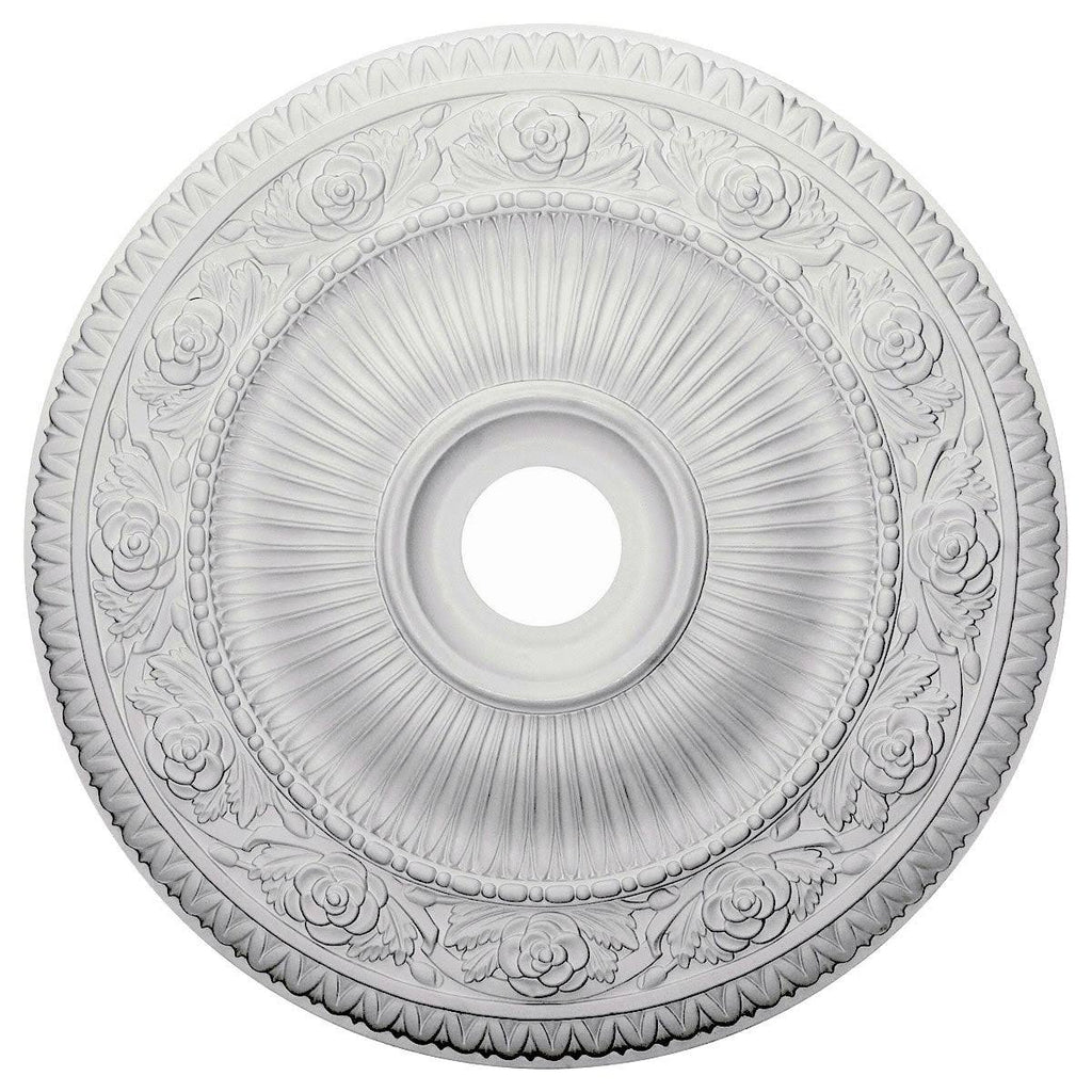 24 1/4x22OD x 3 7/8x22ID x 2x22P Hand-Painted Bronze Ceiling Medallion N83279