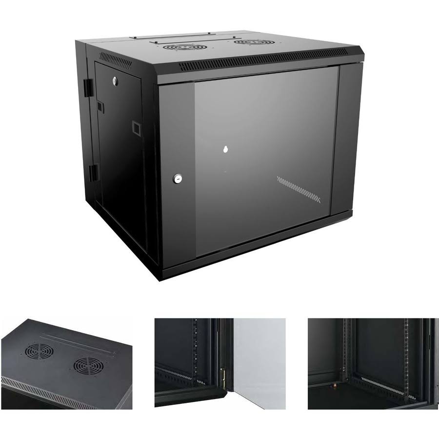 9U Wall Mount Server Rack Cabinet 24 Inches Deep B9191