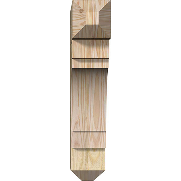 Rough Sawn Douglas Fir Bracket I6129