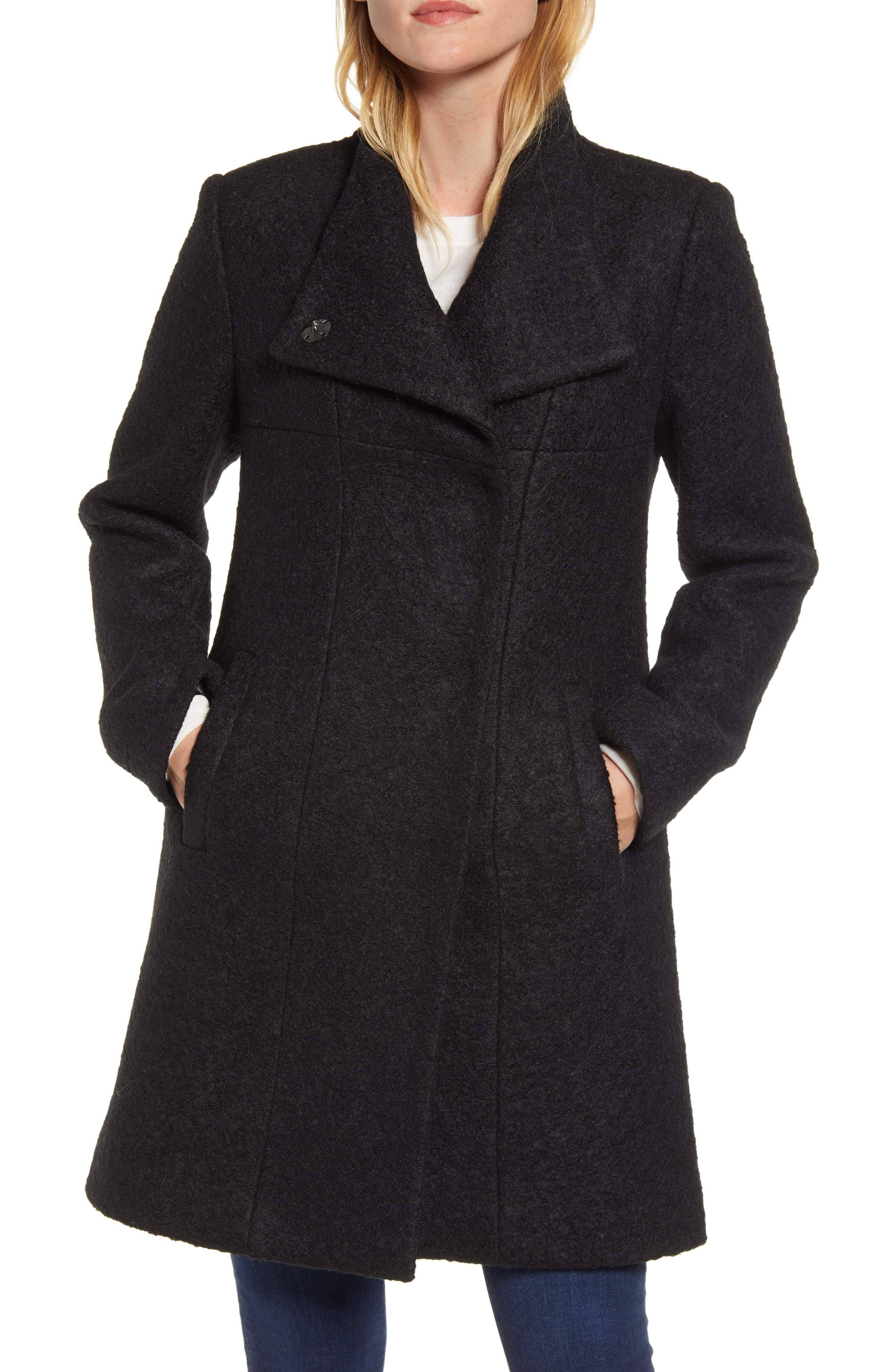 Blush Boucle Walker Coat G715