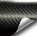 Black Carbon Fiber Car Wrap Vinyl Roll 6ft x 5ft M866994