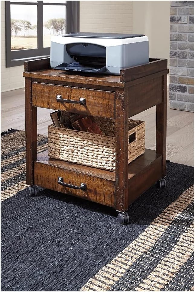 Whitewash Printer Stand G550680