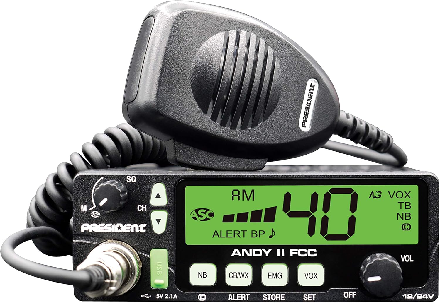 CB Radio with Weather Channel and USB Port H137
