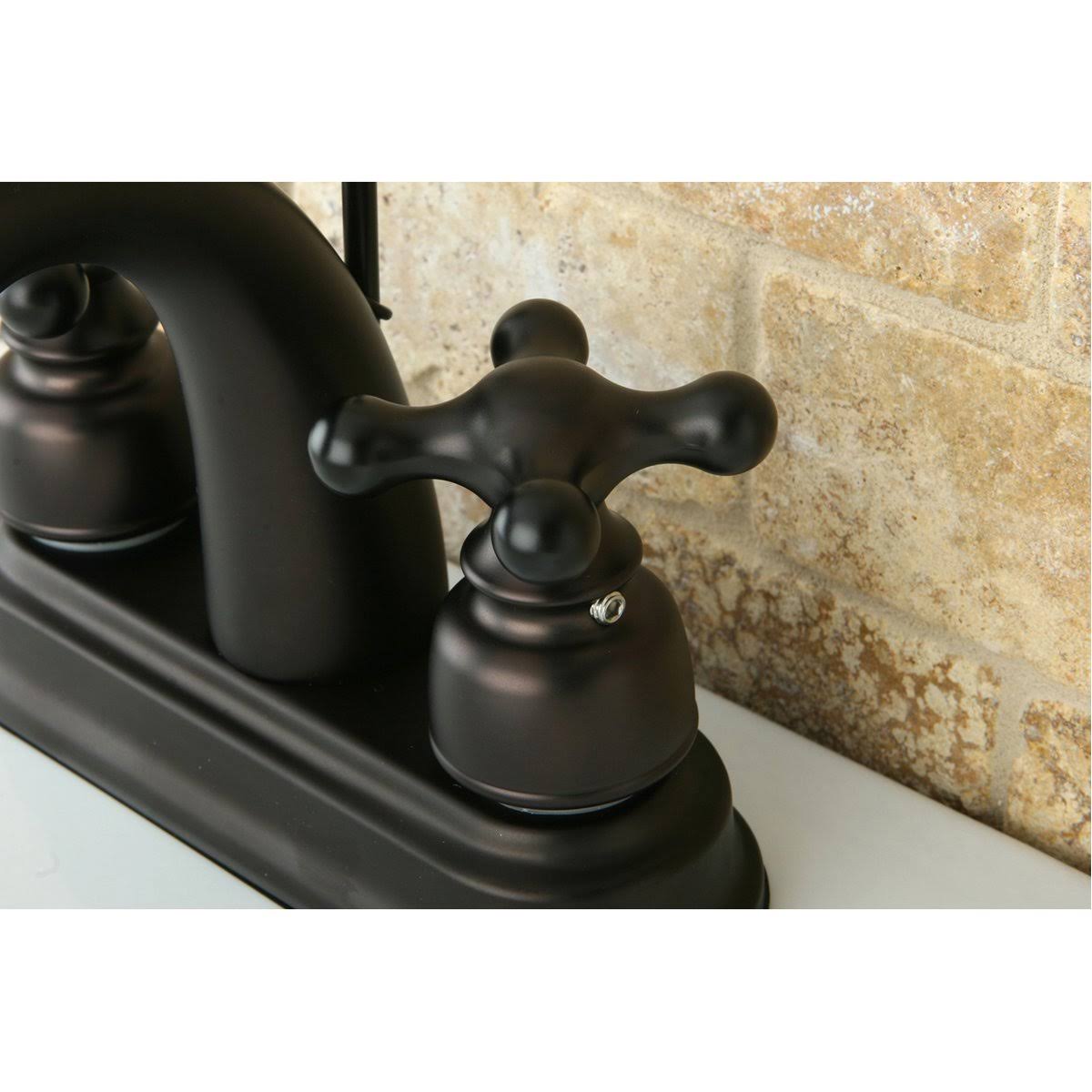 4-Inch Centerset Lavatory Faucet, Oil Rubbed Bronze N680