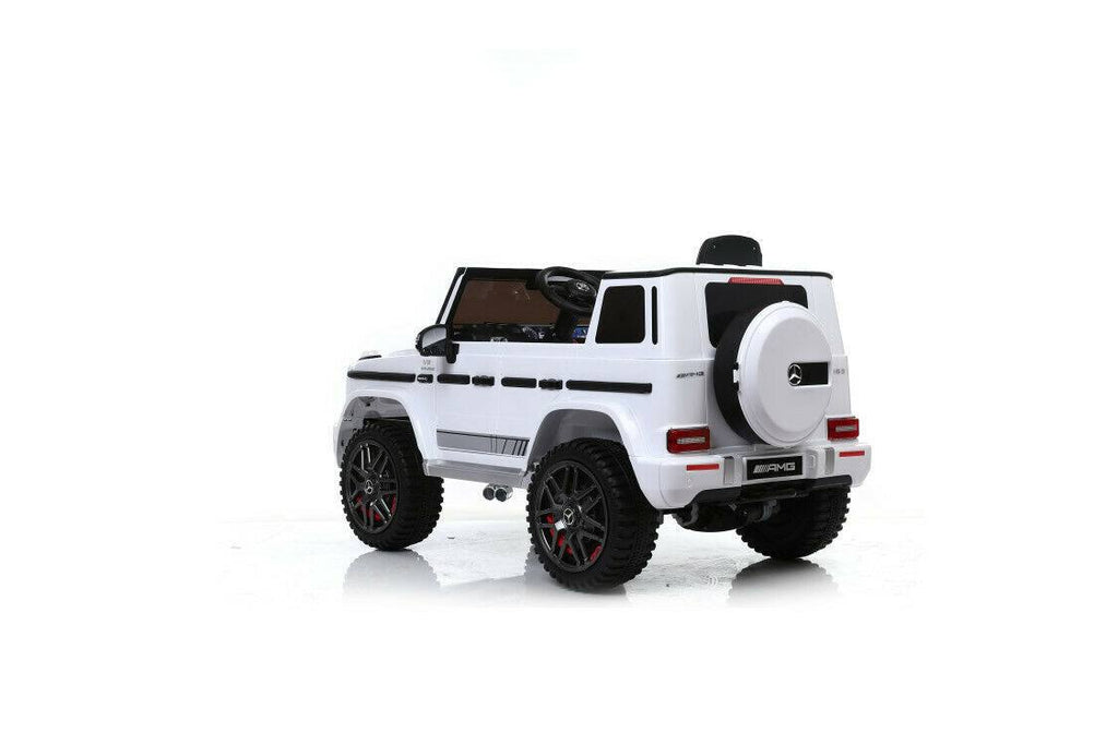 White 6V Kids Ride on Car with MP3 and RC L772431