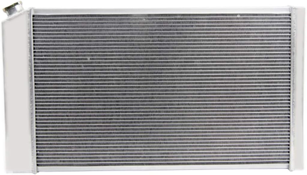 4 Row Aluminum Radiator with 2X12 Fan, Shroud and Thermostat Relay Kit, 34 Overall Width K179751