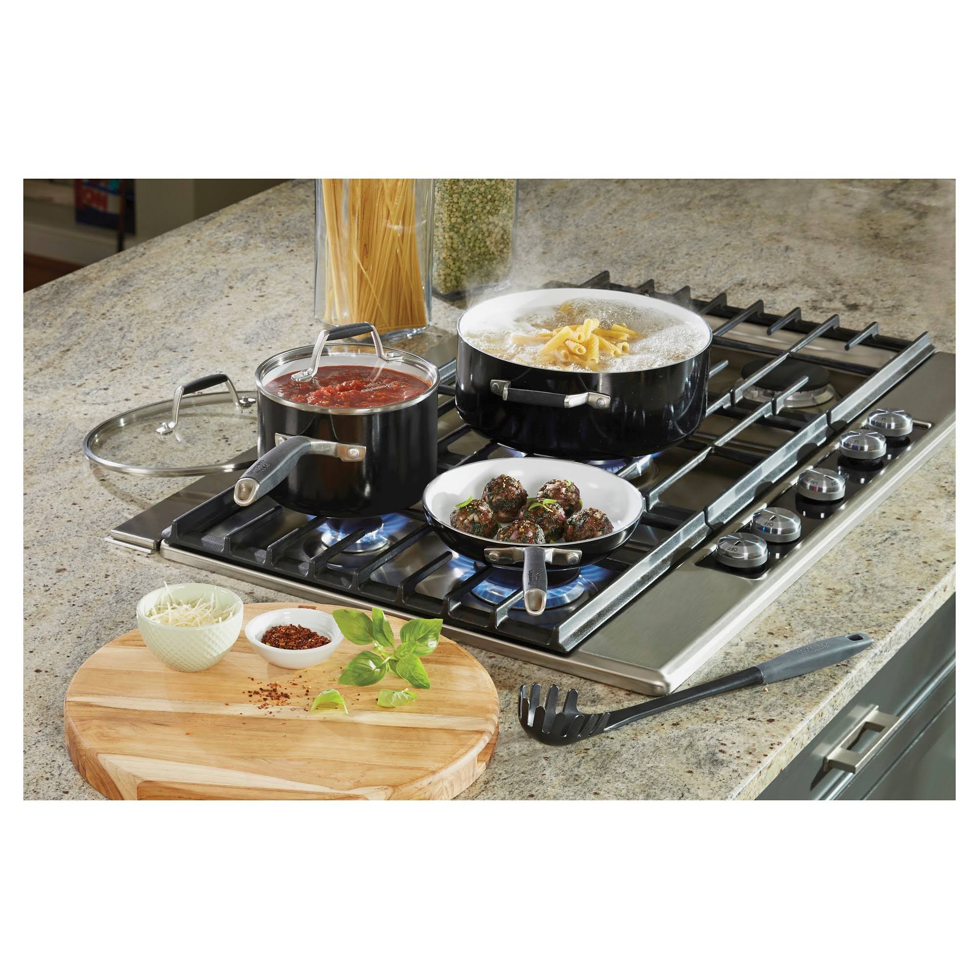 8-Piece Ceramic Cookware Set E309526
