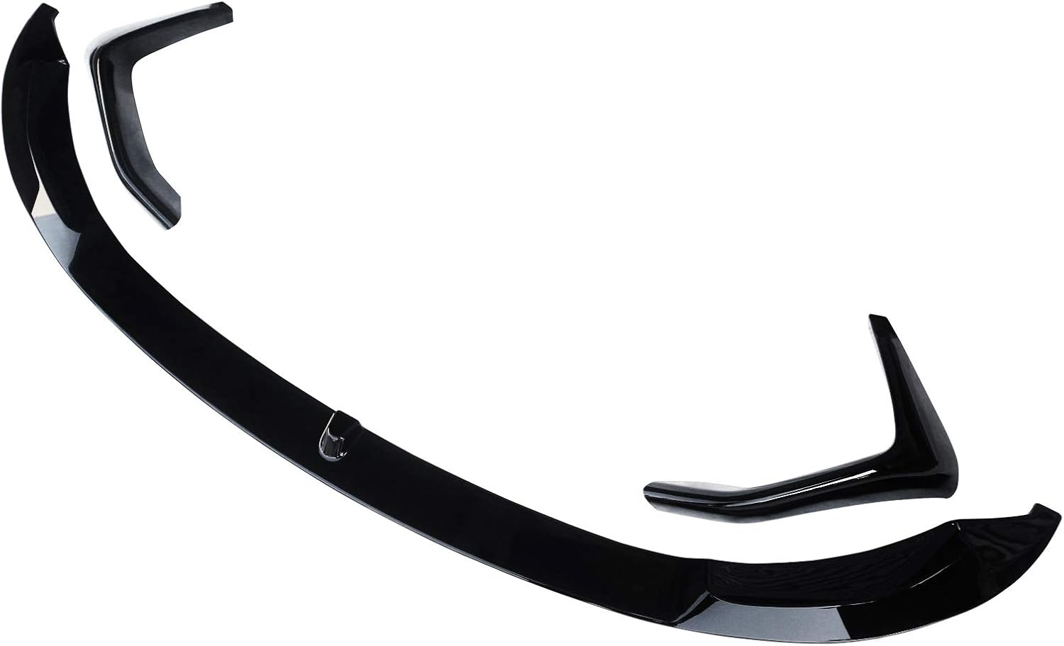 ABS Gloss Black Front Bumper Spoiler Splitter Q70176