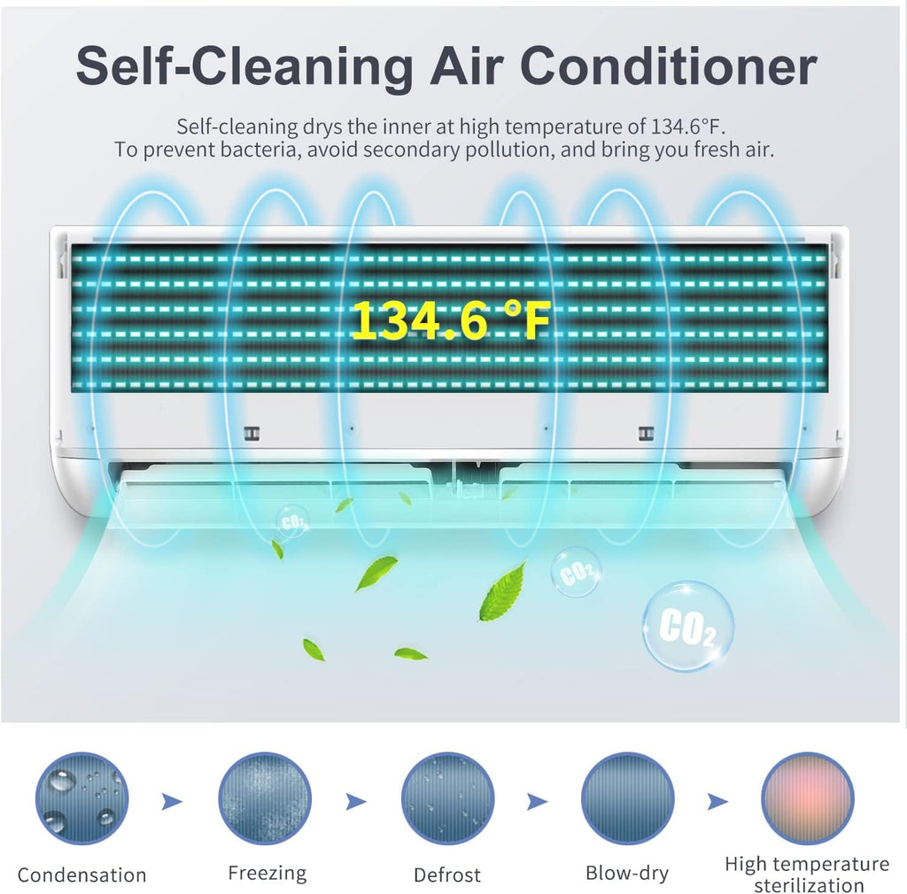 12,000 BTU WiFi Enabled Ductless Mini Split Air Conditioner A632