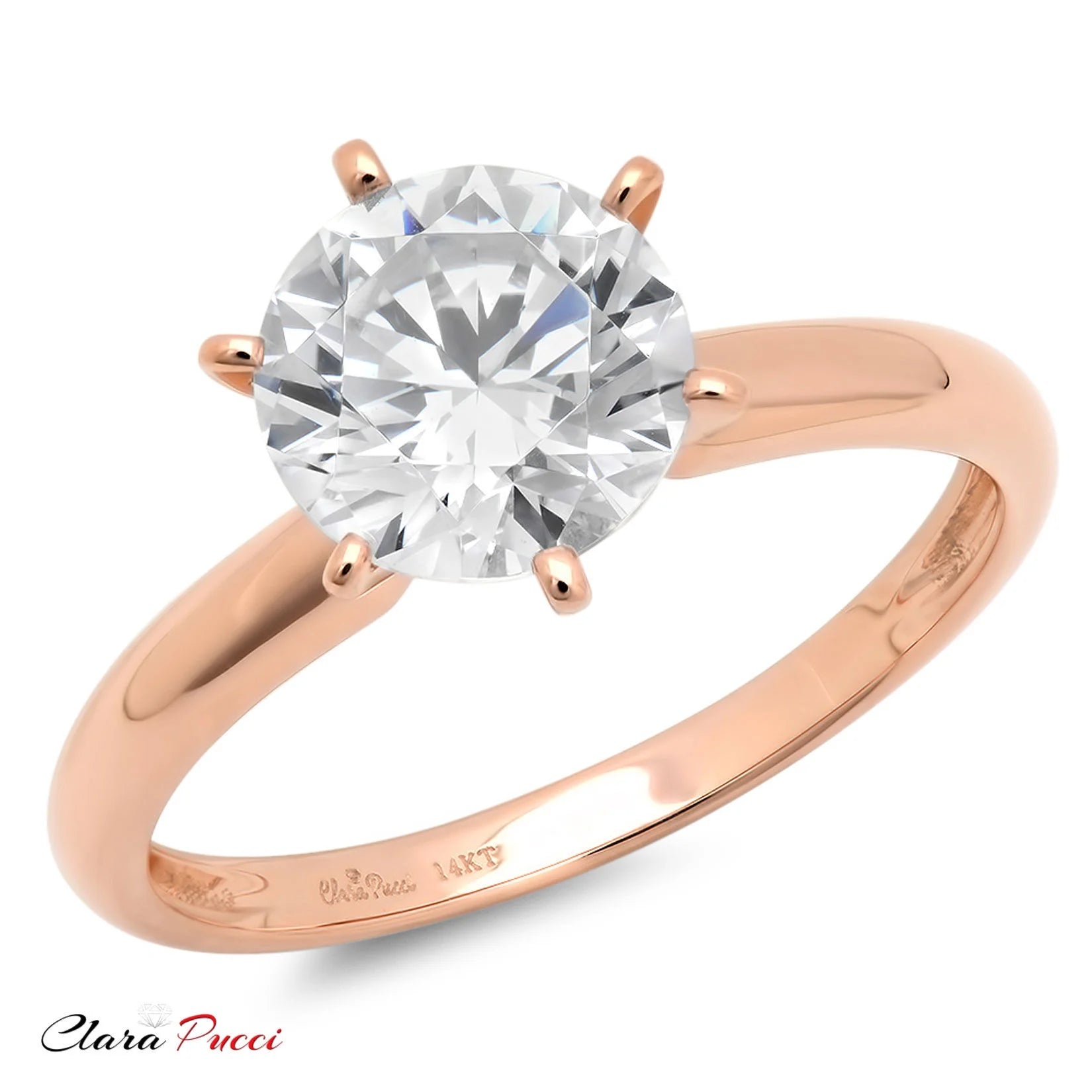 18k Rose Gold Simulated Alexandrite Ring Size 10.5 T42922