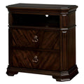 Espresso 2-Drawer Wood Chest V756