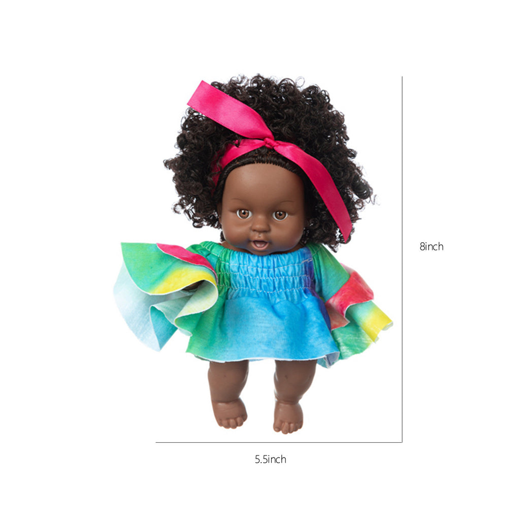 8 Inch Black Baby Dolls With Clothes Q724849