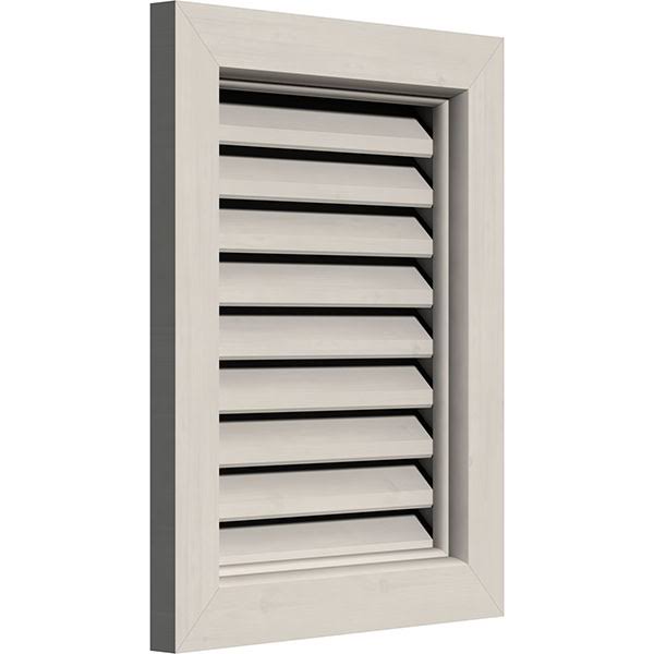 24 inchw x 14 inchh Primed Western Red Cedar Gable Vent V8135