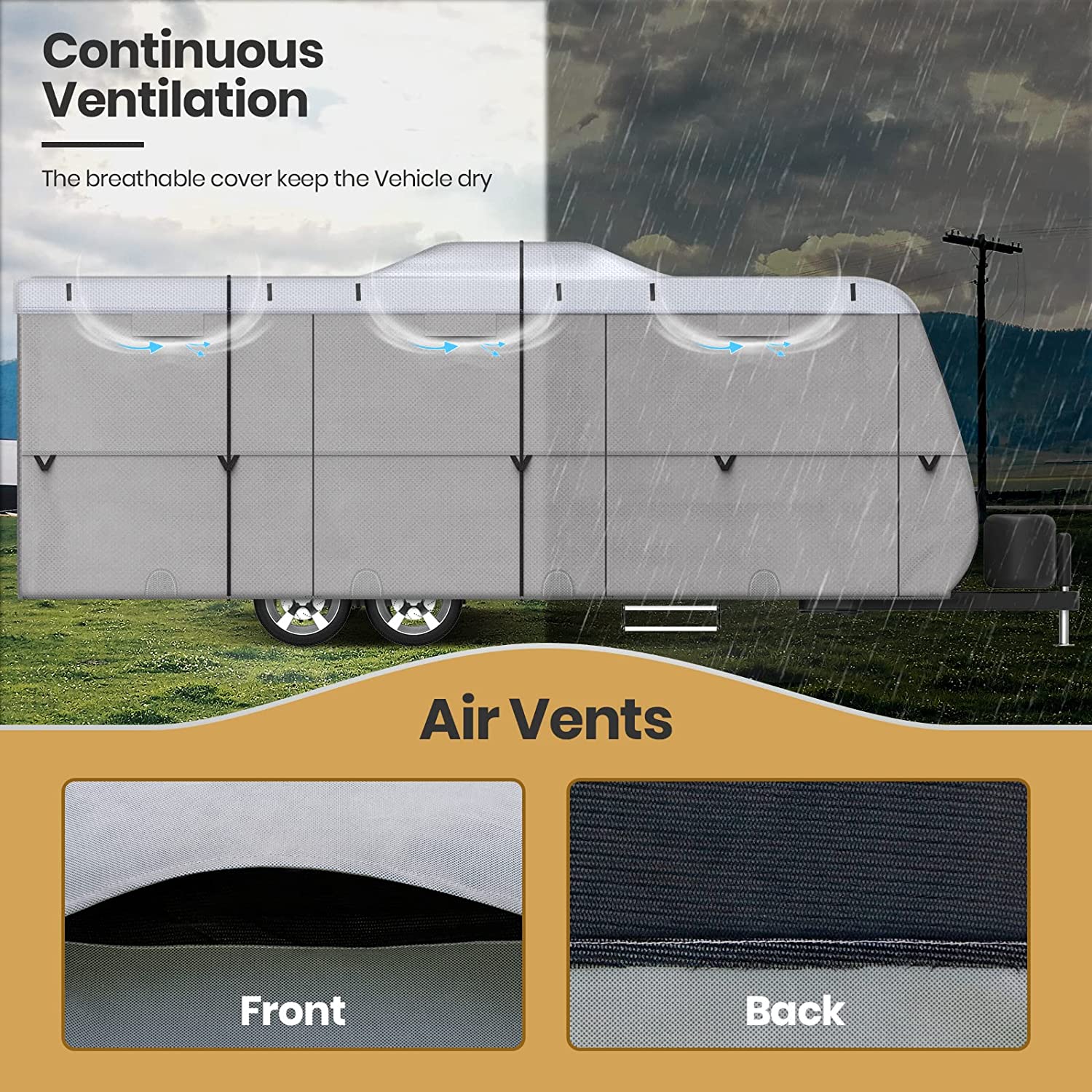 RV Cover with 4 Tire Covers C9359