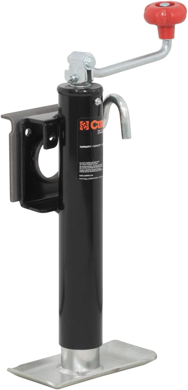 Swivel Trailer Jack, 2,000 lbs., 10-1/2 Inches Vertical Travel, Pack of 2 F438802