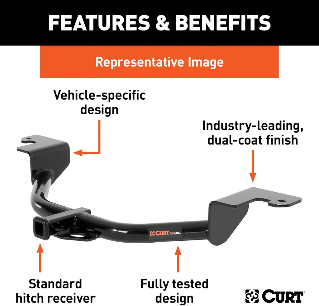 Class 1 Trailer Hitch, 1-1/4-Inch Receiver H7406