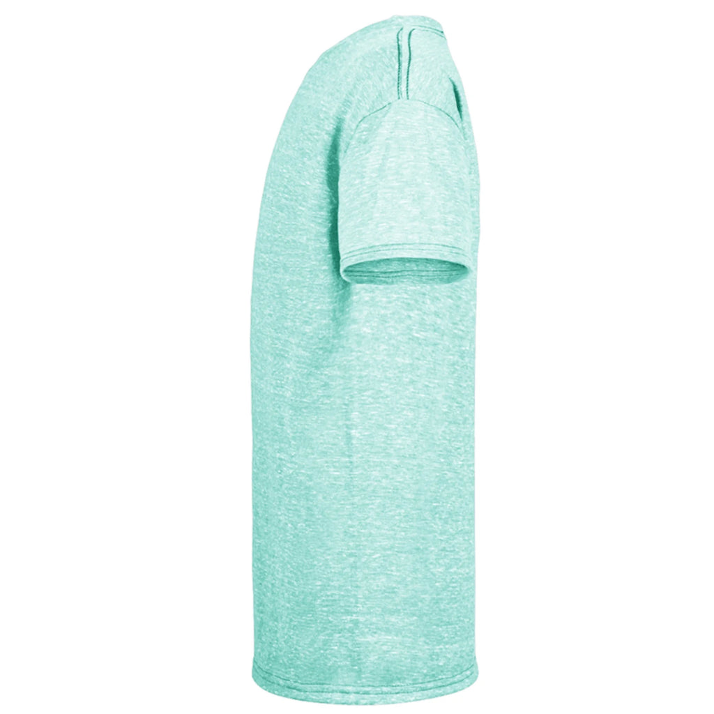 Celadon Snow Heather Short Sleeve Blended T-Shirt Z694619