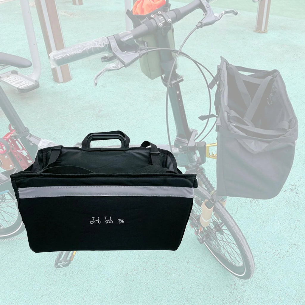 Folding Bike Basket with Rain Cover C323939