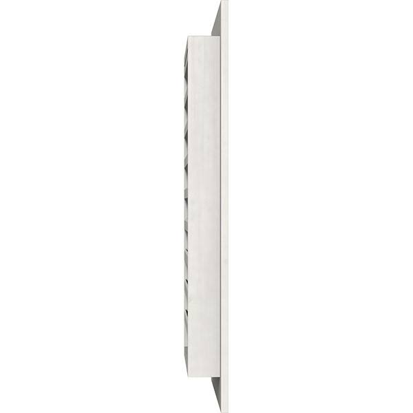 24 inch x 18 inch Primed Western Red Cedar Gable Vent W1712