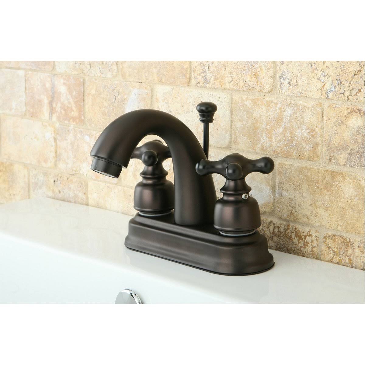 4-Inch Centerset Lavatory Faucet, Oil Rubbed Bronze N680