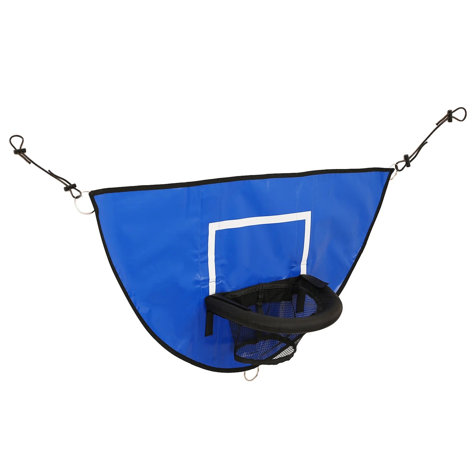 Universal Trampoline Basketball Hoop Set with Pump and Mini Basketballs P64680