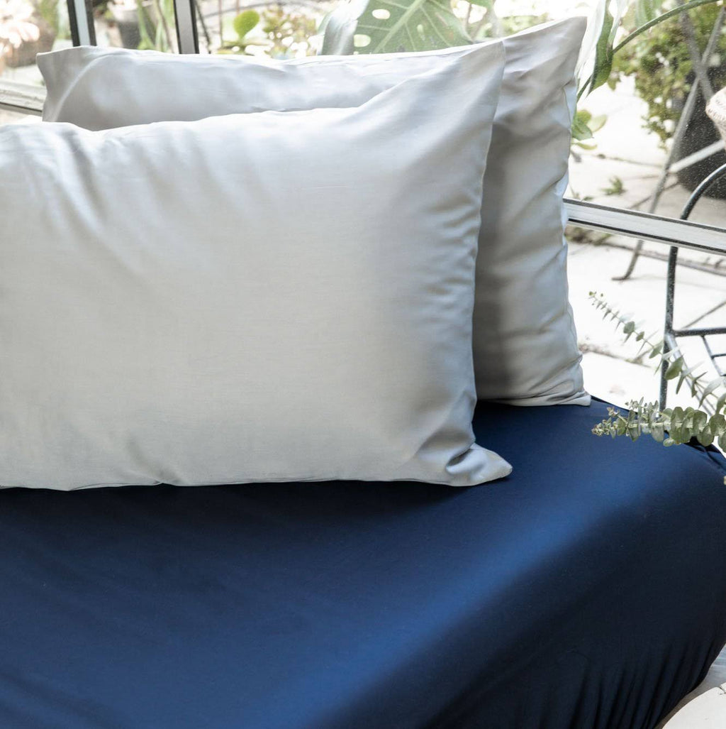 King Grey Bamboo Lyocell Fitted Sheet X516