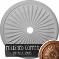 Hand-Painted Polished Copper Ceiling Medallion G62538
