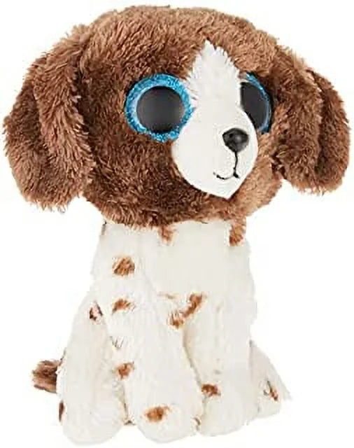 Brown and White Dog Plush X5093
