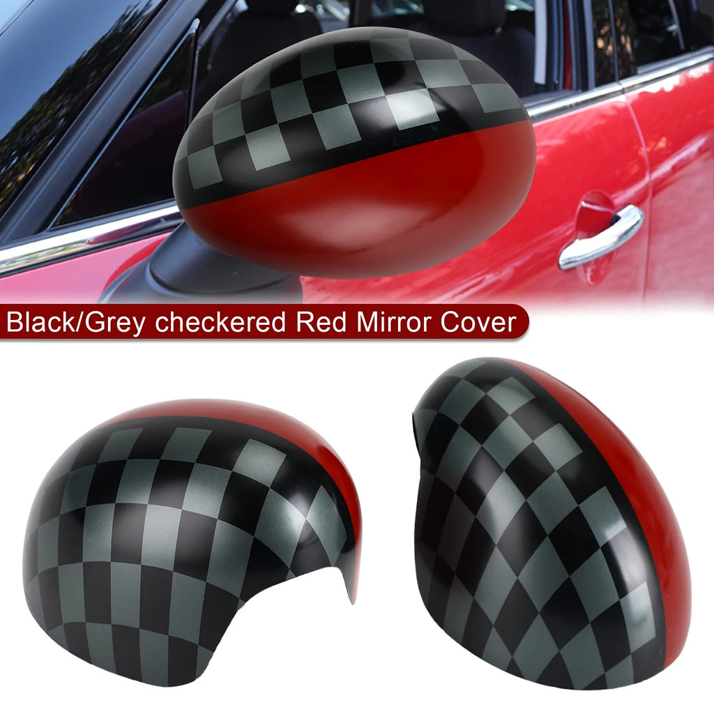 Red Mirror Cover for MINI Cooper Hardtop F446