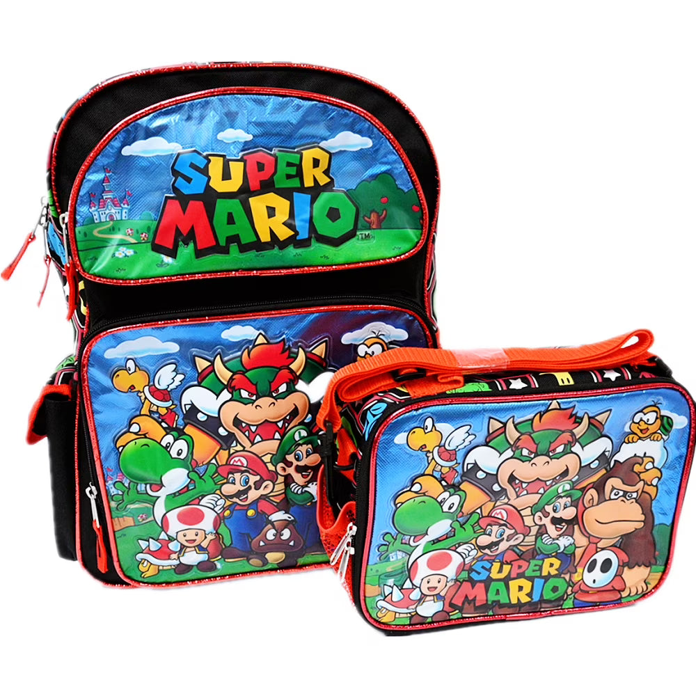 16" School Backpack with Lunch Bag K9500