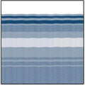 Ocean Blue Dune Stripe-White Rug F693990