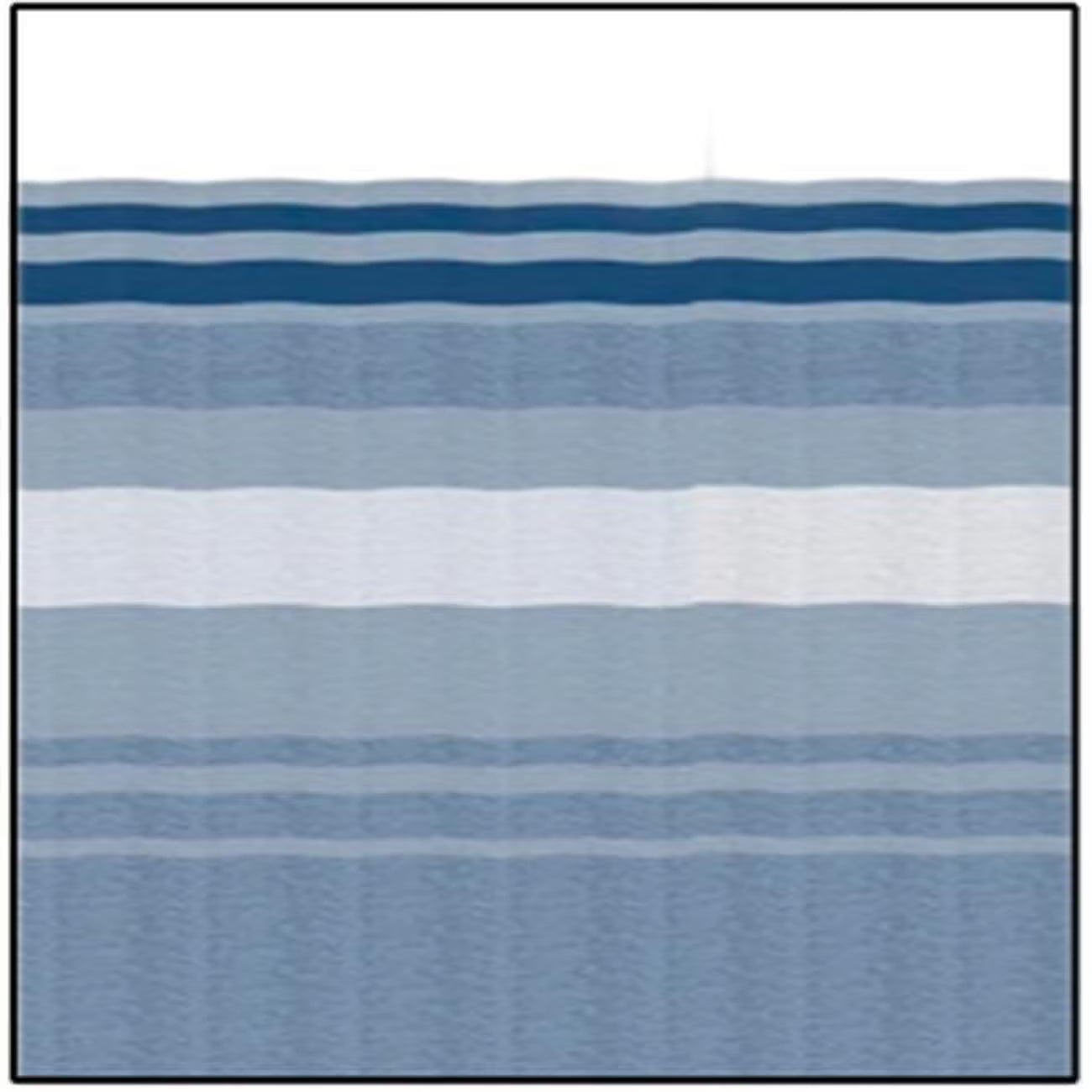 Ocean Blue Dune Stripe-White Rug F693990
