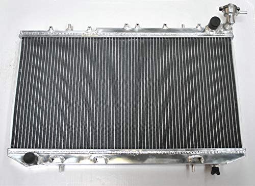 Aluminum Radiator with Cap for Nissan Primera P10 1.6 2.0 MT 1990-1996 Y824499