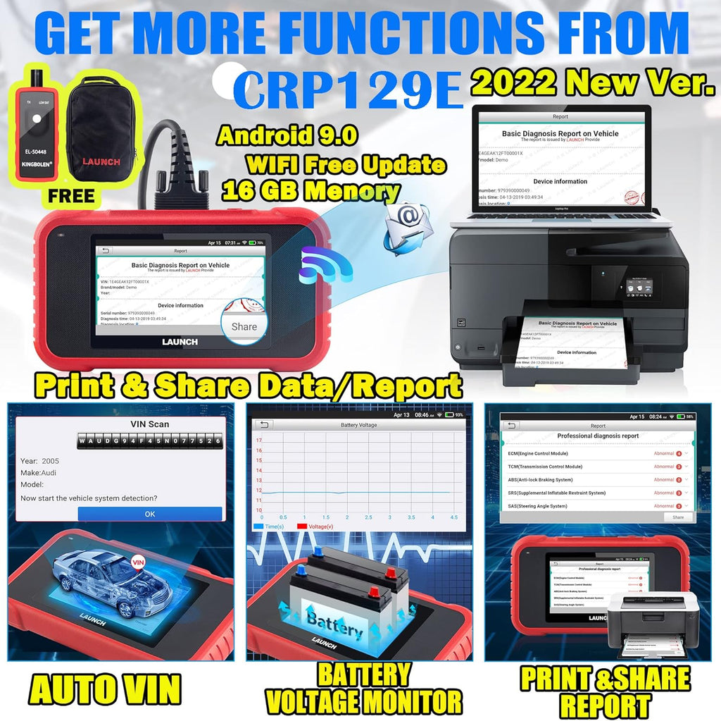 OBD2 Scanner Code Reader Car Diagnostic Tool X954