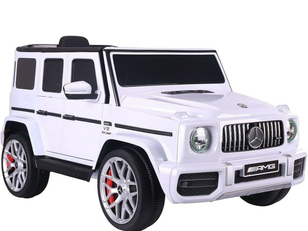 White 6V Kids Ride on Car with MP3 and RC L772431