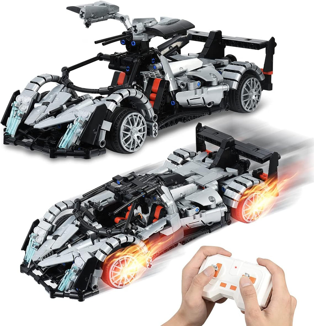 990PCS RC Car Model Kit Building Blocks Toys Remote Control Racing Car N8586