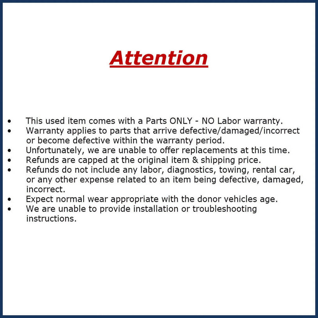Parking Assist Sensor G31658