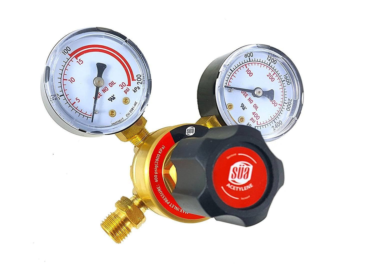 Oxygen and Propane/Propylene Regulators Welding Gas Gauges - Pair Q6280