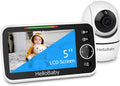 5 Inch Pan-Tilt-Zoom Video Baby Monitor with Camera and Audio L270