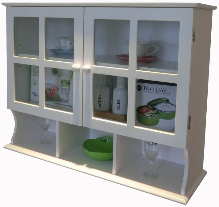 White 31.5x9.6x24-Inch Wall Cabinet Y6862